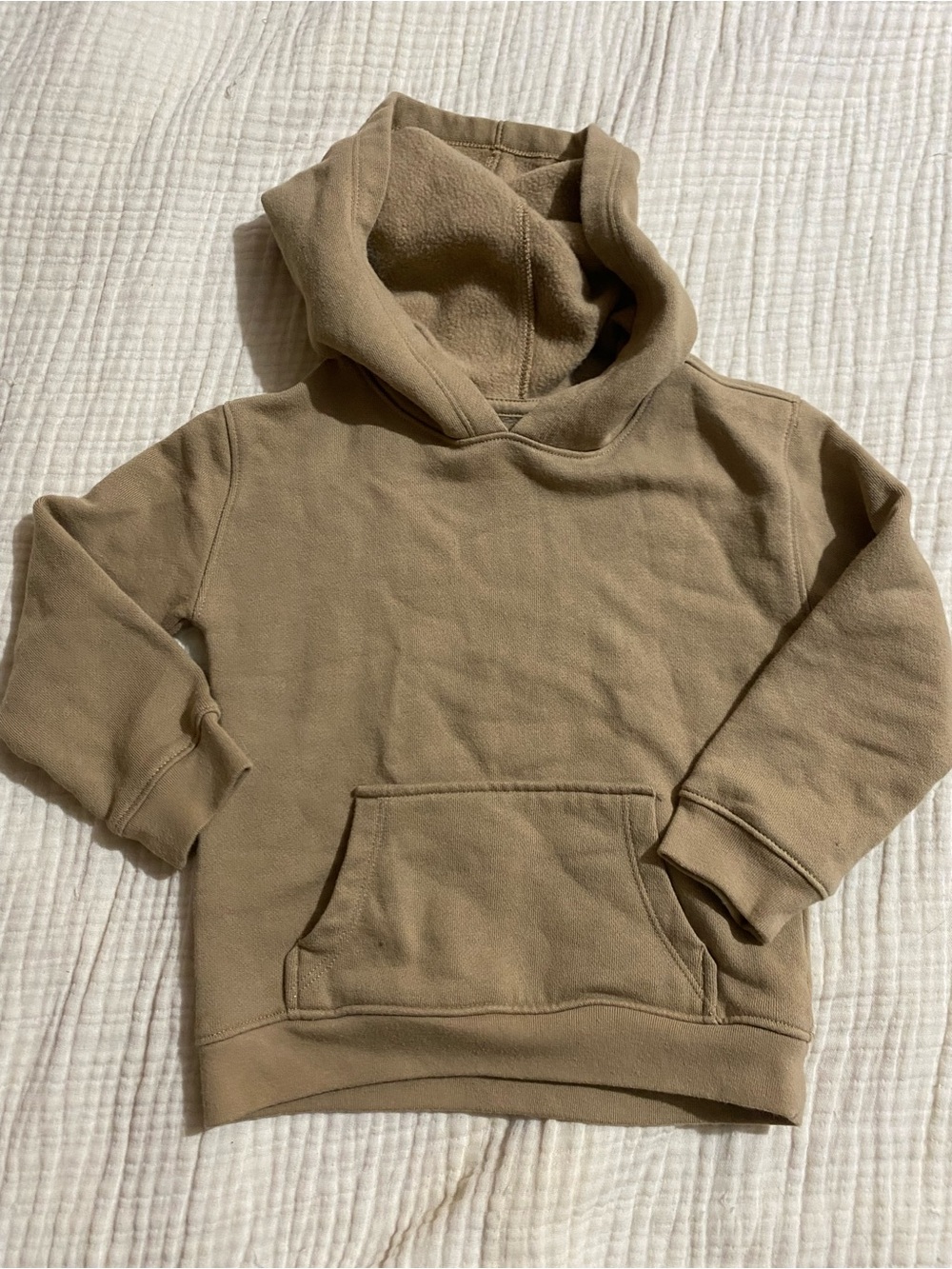 Kids' wonder nation Cozy Hooded Sweatshirt - Tan